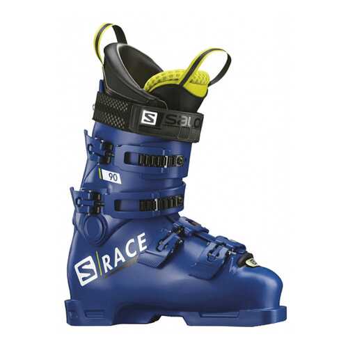 Горнолыжные ботинки Salomon S-Race 90 2019, raceblue/acid green, 26.5 в Сплав