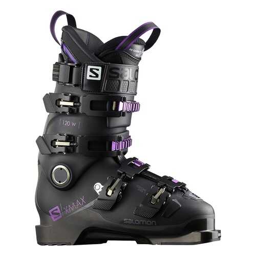Горнолыжные ботинки Salomon X Max 120 2018, metablack/black/purple, 27.5 в Сплав