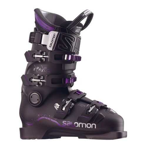 Горнолыжные ботинки Salomon X Max 120 W 2018, metablack/black/purple, 22.5 в Сплав