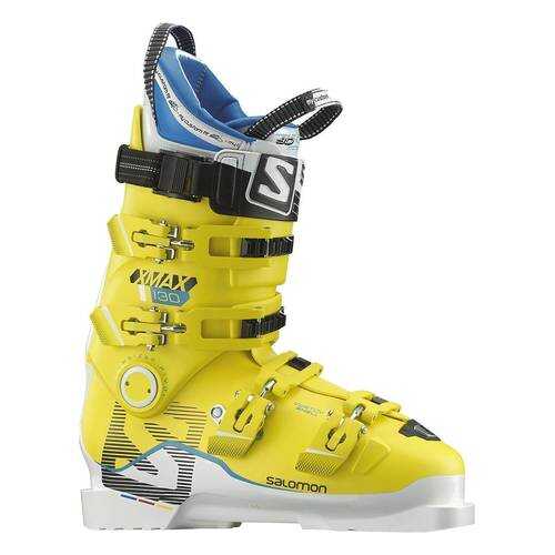Горнолыжные ботинки Salomon X Max 130 2017, white/yellow, 26.0 в Сплав