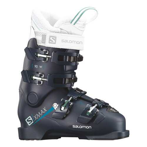 Горнолыжные ботинки Salomon X Max 90 W 2019, белые/синие, 23.5 в Сплав