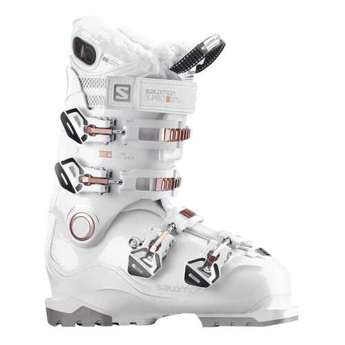 Горнолыжные ботинки Salomon X Pro 100 W Custom Heat 2018, white/corail, 25 в Сплав