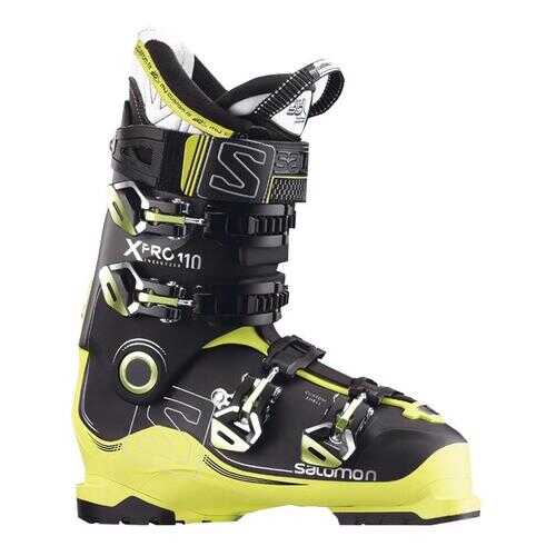 Горнолыжные ботинки Salomon X Pro 110 2018, black/acid green/anthracite, 30.0 в Сплав