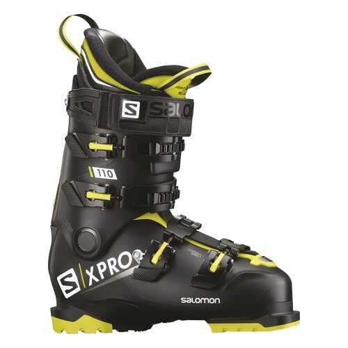 Горнолыжные ботинки Salomon X Pro 110 2019, black/acid green/anthracite, 29.5 в Сплав