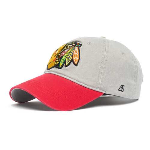 Бейсболка Atributika&Club NHL Chicago Blackhawks серая в Сплав